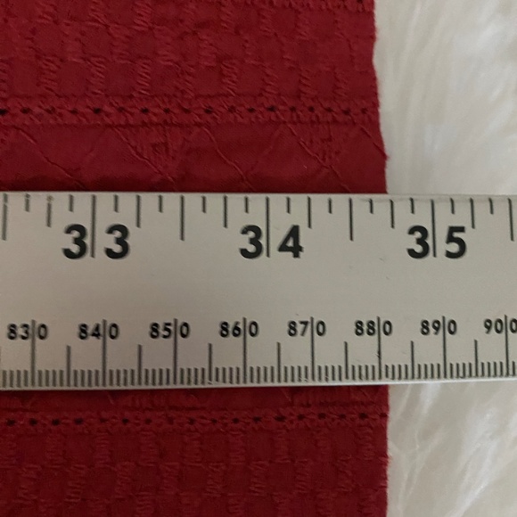 EUC Madewell Eyelet Maroon Boho Y2K Dress - Picture 5 of 7